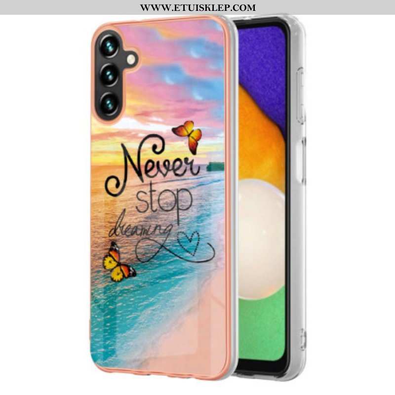 Etui do Samsung Galaxy A54 5G Nigdy Nie Śnij Motyli